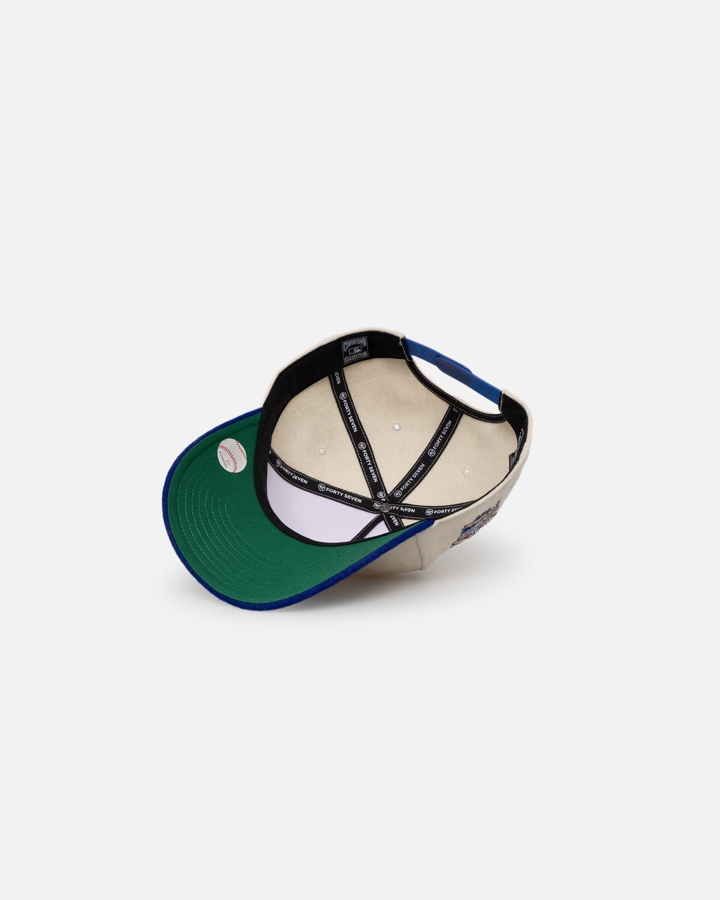 47 Brand Los Angeles Dodgers 'Wooly Offside DT' Sure Shot Snapback Natural/Royal