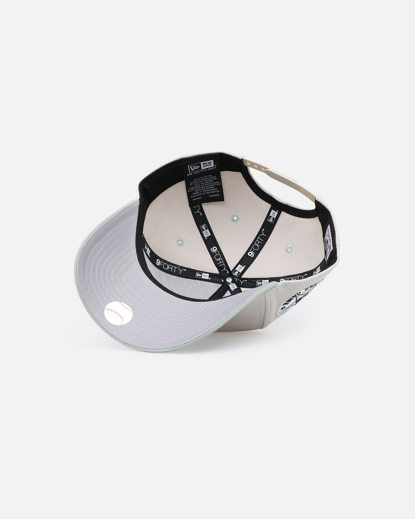 New Era Montreal Expos 'Sea Glass' 9FORTY A-Frame Snapback Stone/Green