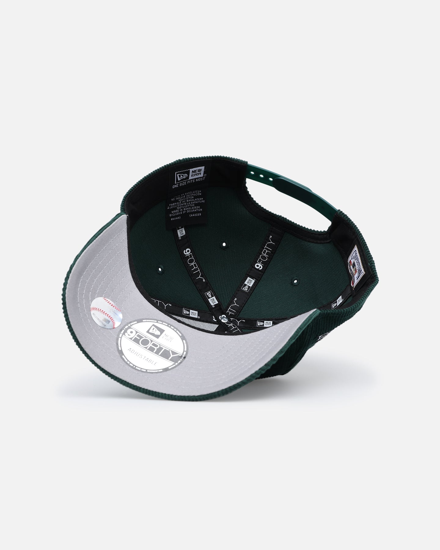 New Era Tampa Bay Devil Rays 'Dark Green Cord' 9FORTY A-Frame Snapback Dark Green