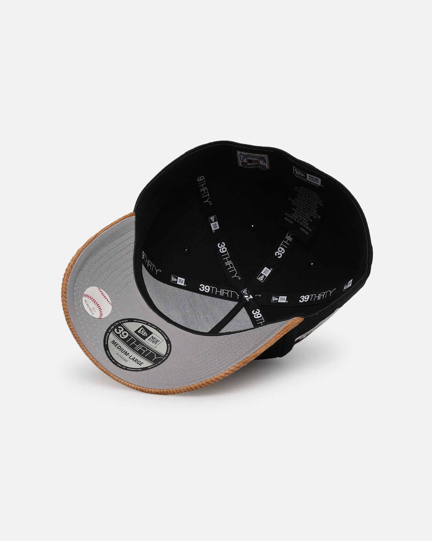 New Era Los Angeles Dodgers 'Black Wheat' 39THIRTY A-Frame Stretch Fit Black/Wheat