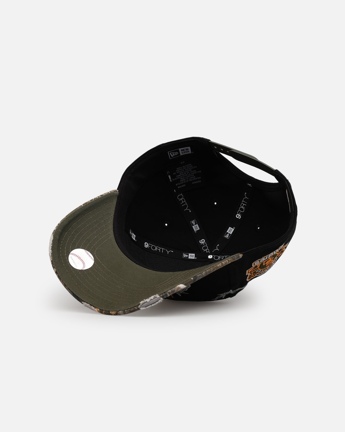 New Era San Diego Padres 'Realtree Grit 2.0' 9FORTY A-Frame Snapback Black/Green/Orange