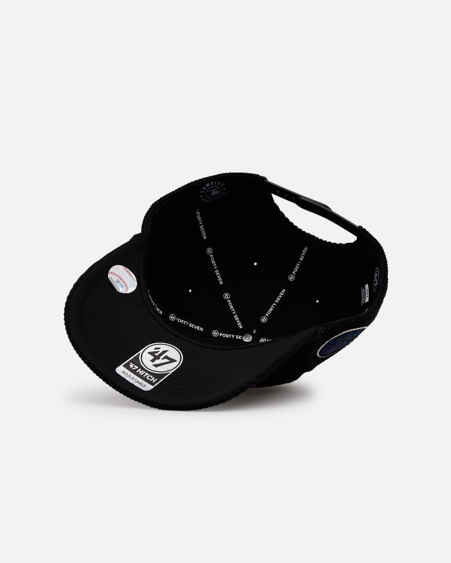 47 Brand New York Yankees 'Slasher' 47 Hitch Corduroy Snapback Black