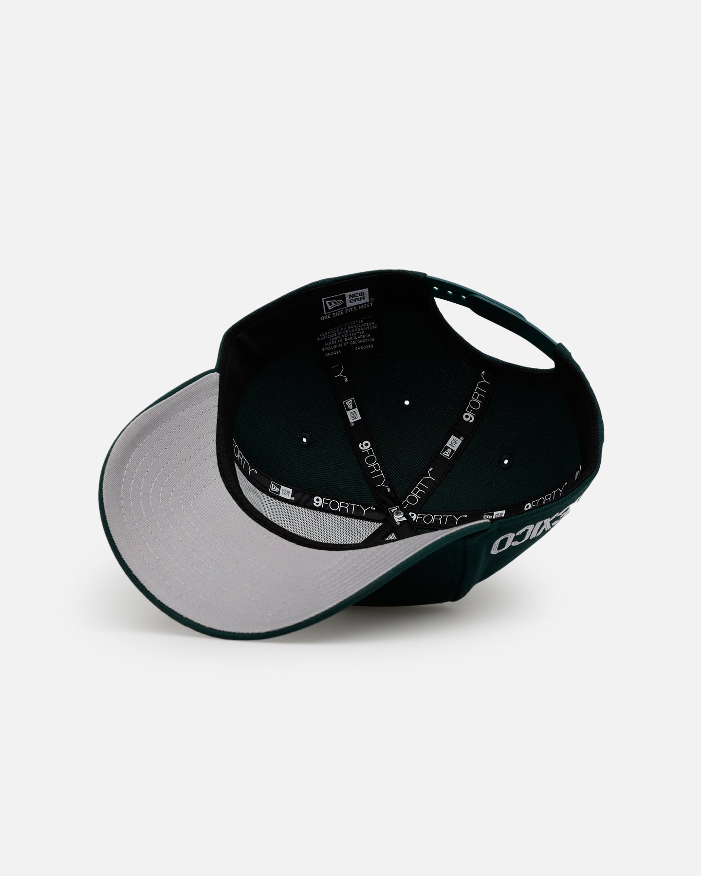 New Era Mexico National Baseball Team 'Mexico Polychromatic' 9FORTY A-Frame Snapback Dark Green