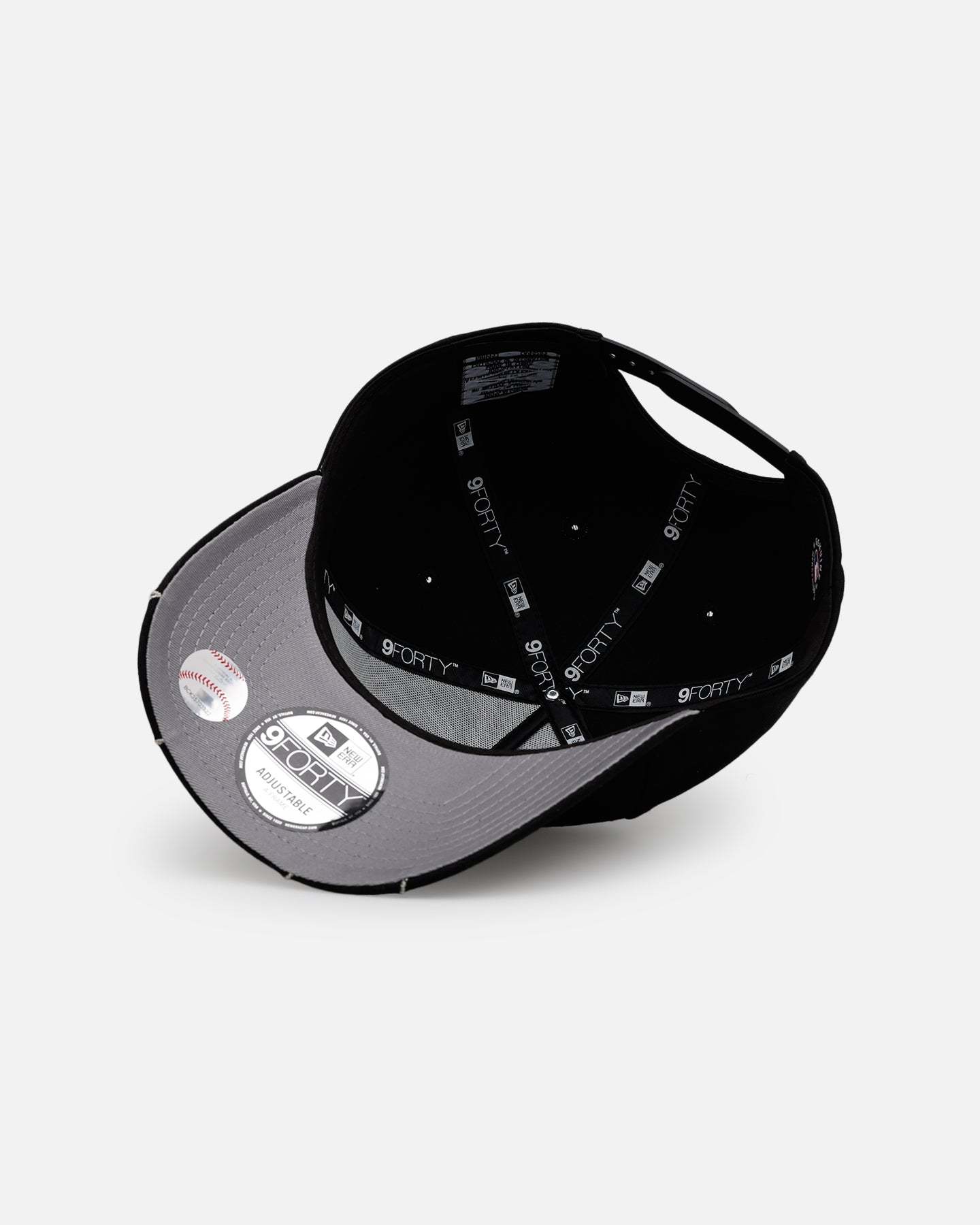 New Era Atlanta Braves 'Spider Web Visor' 9FORTY A-Frame Snapback Black