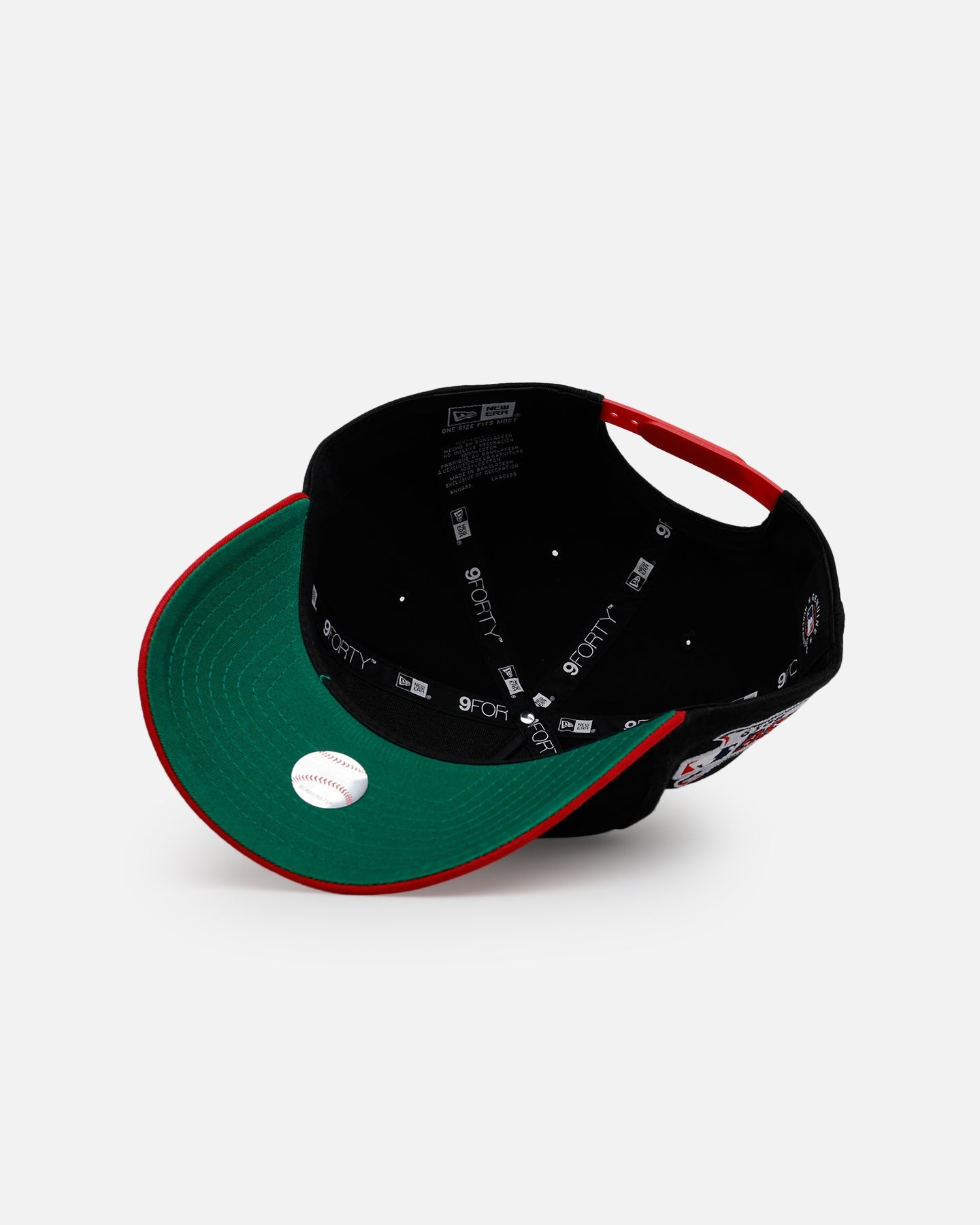 New Era Cleveland Guardians 'Pigment Dye Two Tone' 9FORTY A-Frame Snapback Black/Official Team Color