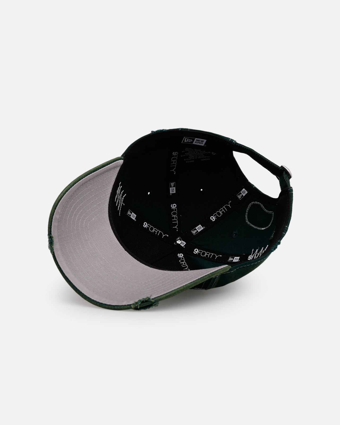 New Era Mexico National Baseball Team 'Distressed And Worn' 9FORTY A-Frame Casual Strapback Green