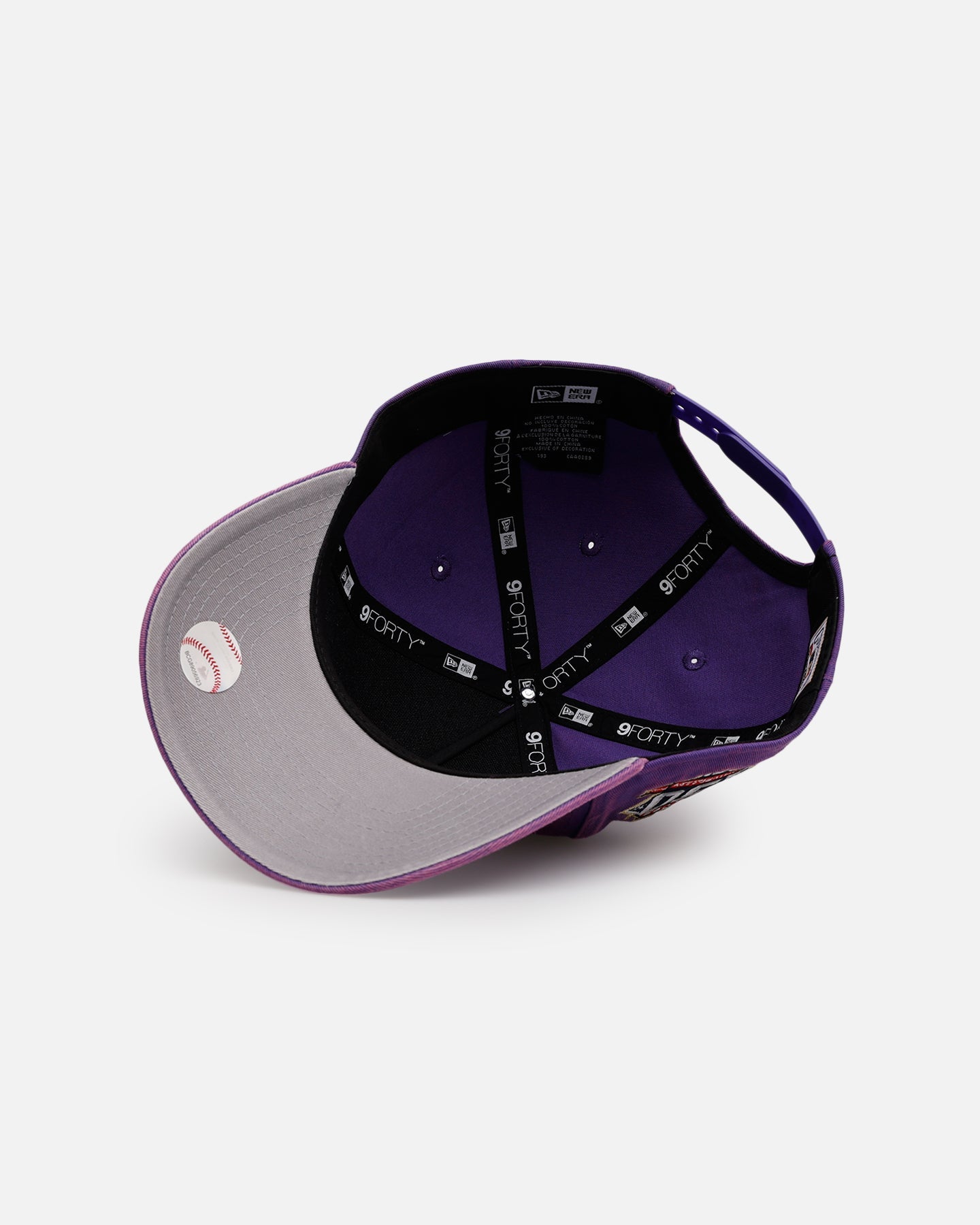 New Era Atlanta Braves 'Washed Purple' 9FORTY A-Frame Snapback Washed Purple