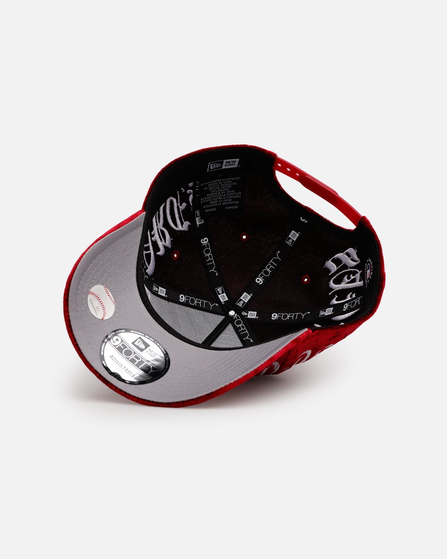 New Era San Diego Padres 'Crushed Velvet Dreams' 9FORTY A-Frame Snapback Maroon