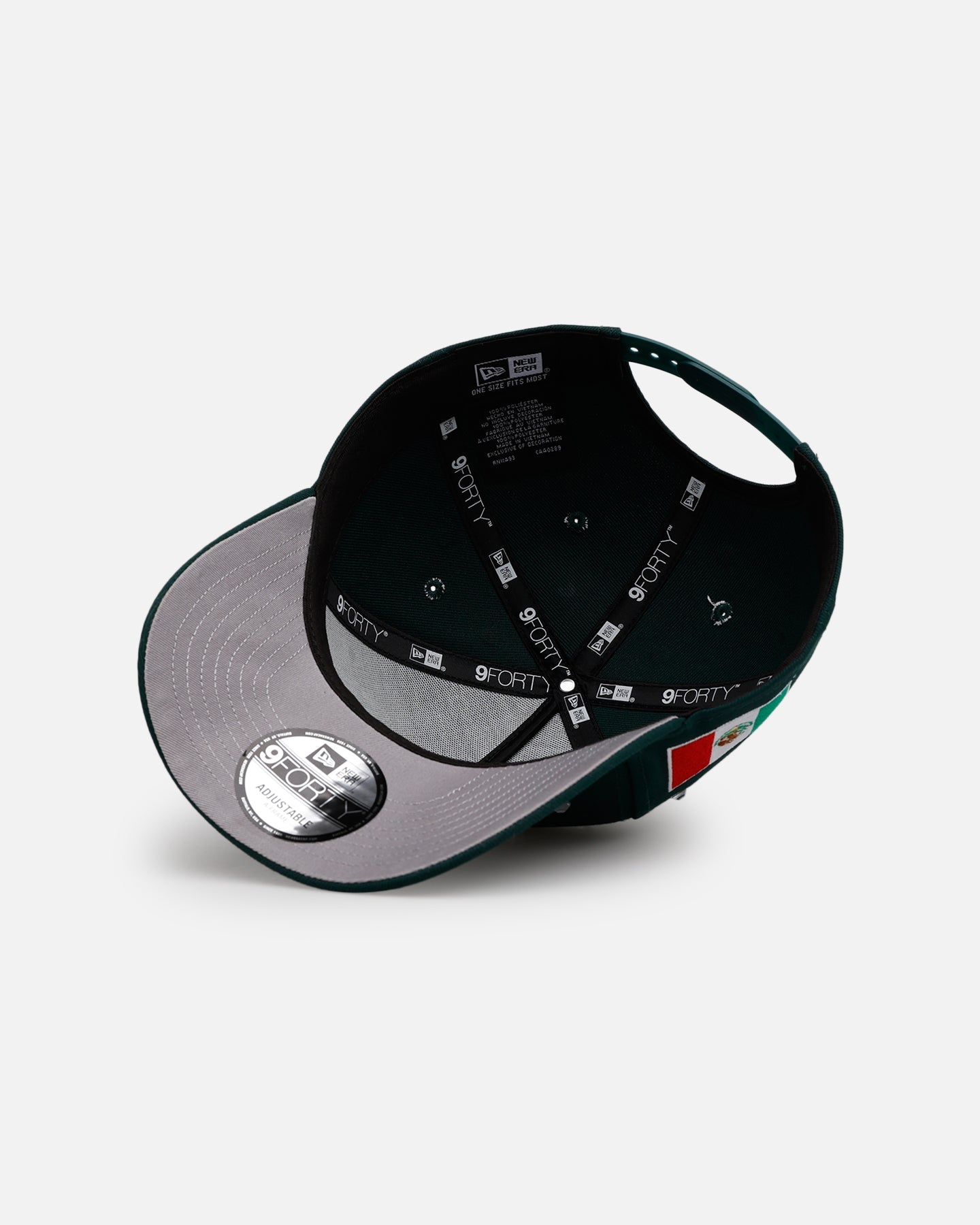 New Era Mexico National Baseball Team 'Embellishment' 9FORTY A-Frame Snapback Green