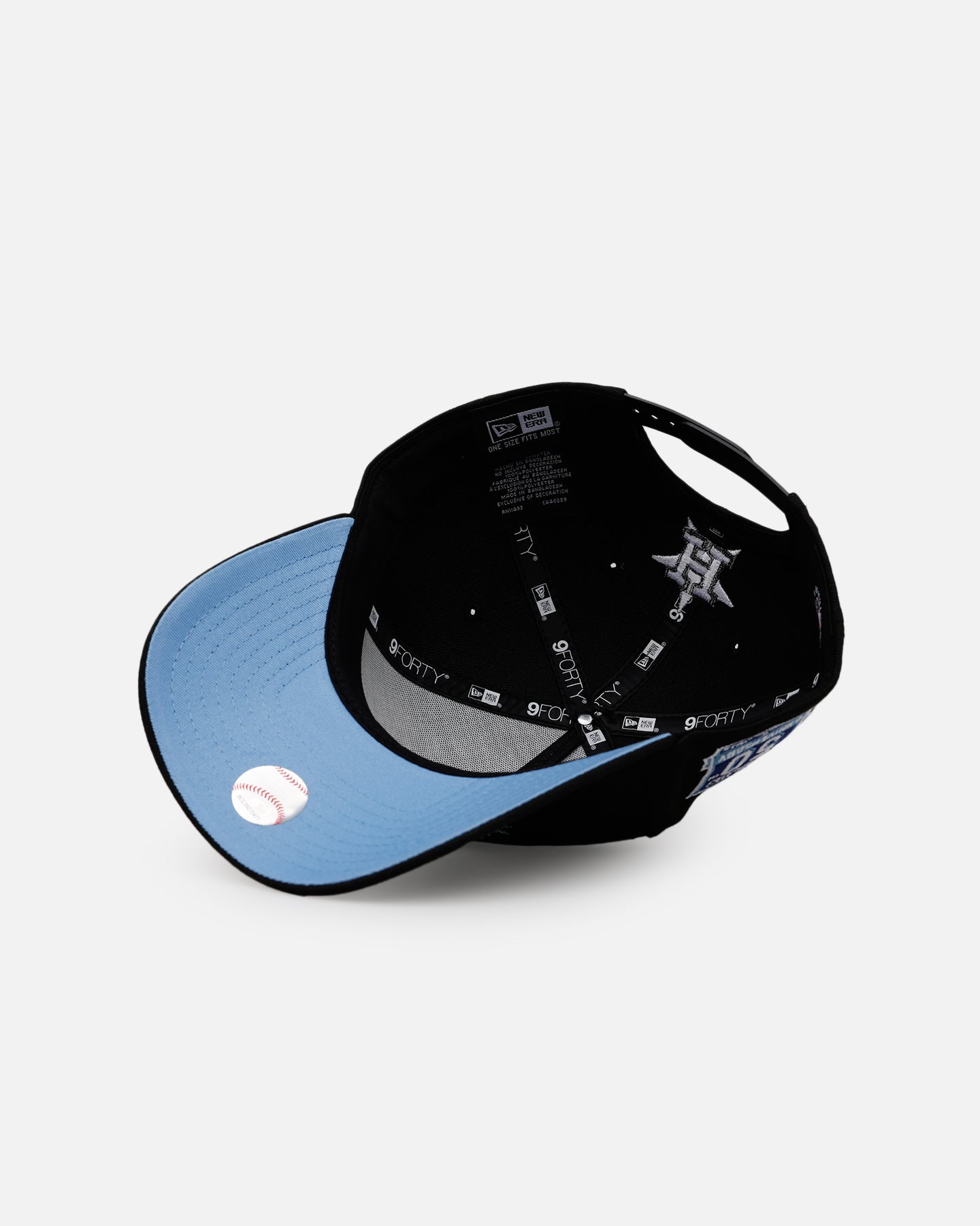 New Era Houston Astros 'Cold As Ice' 9FORTY A-Frame Snapback Black