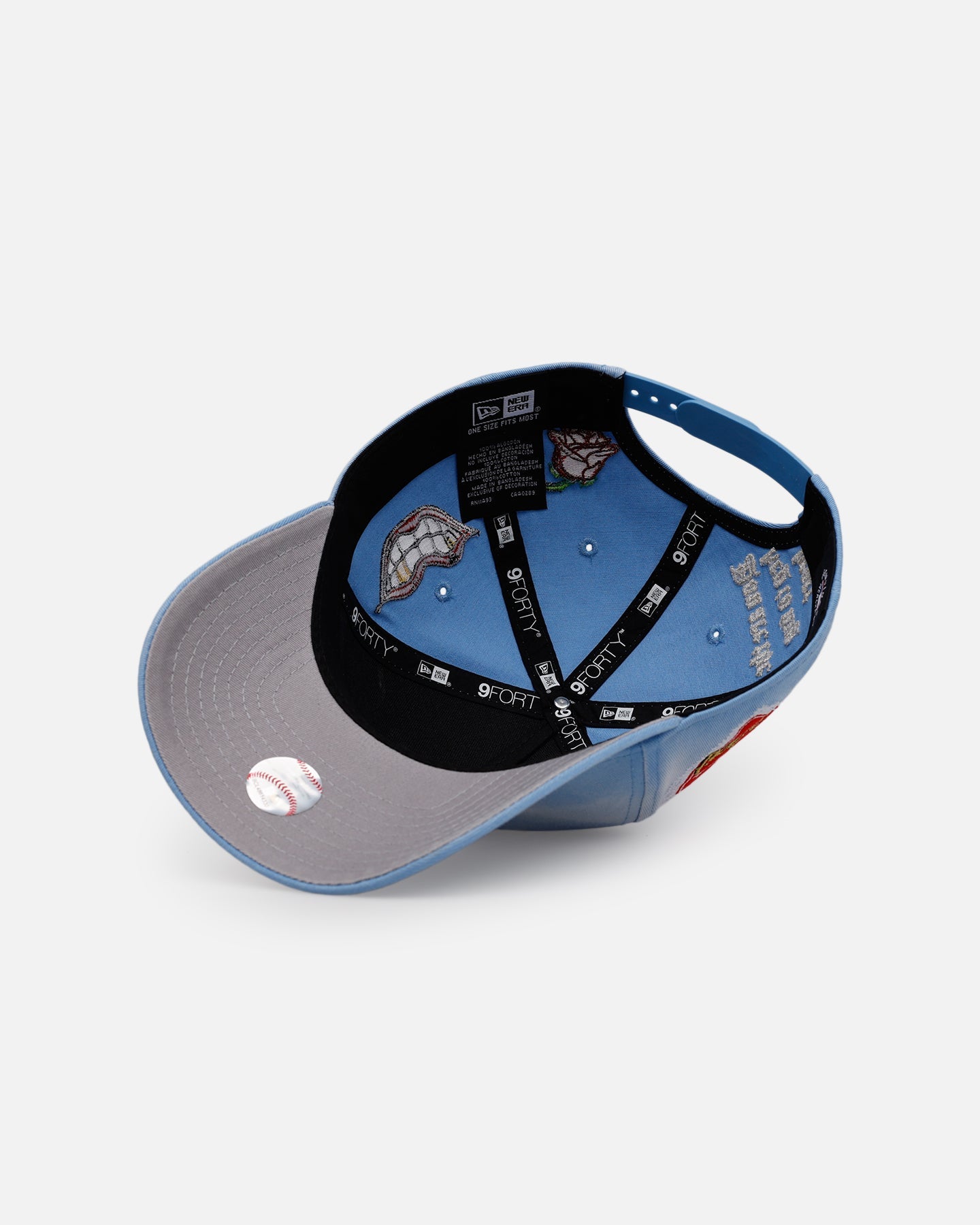 New Era Detroit Tigers 'Hopeless Romantic' 9FORTY A-Frame Snapback Sky Blue