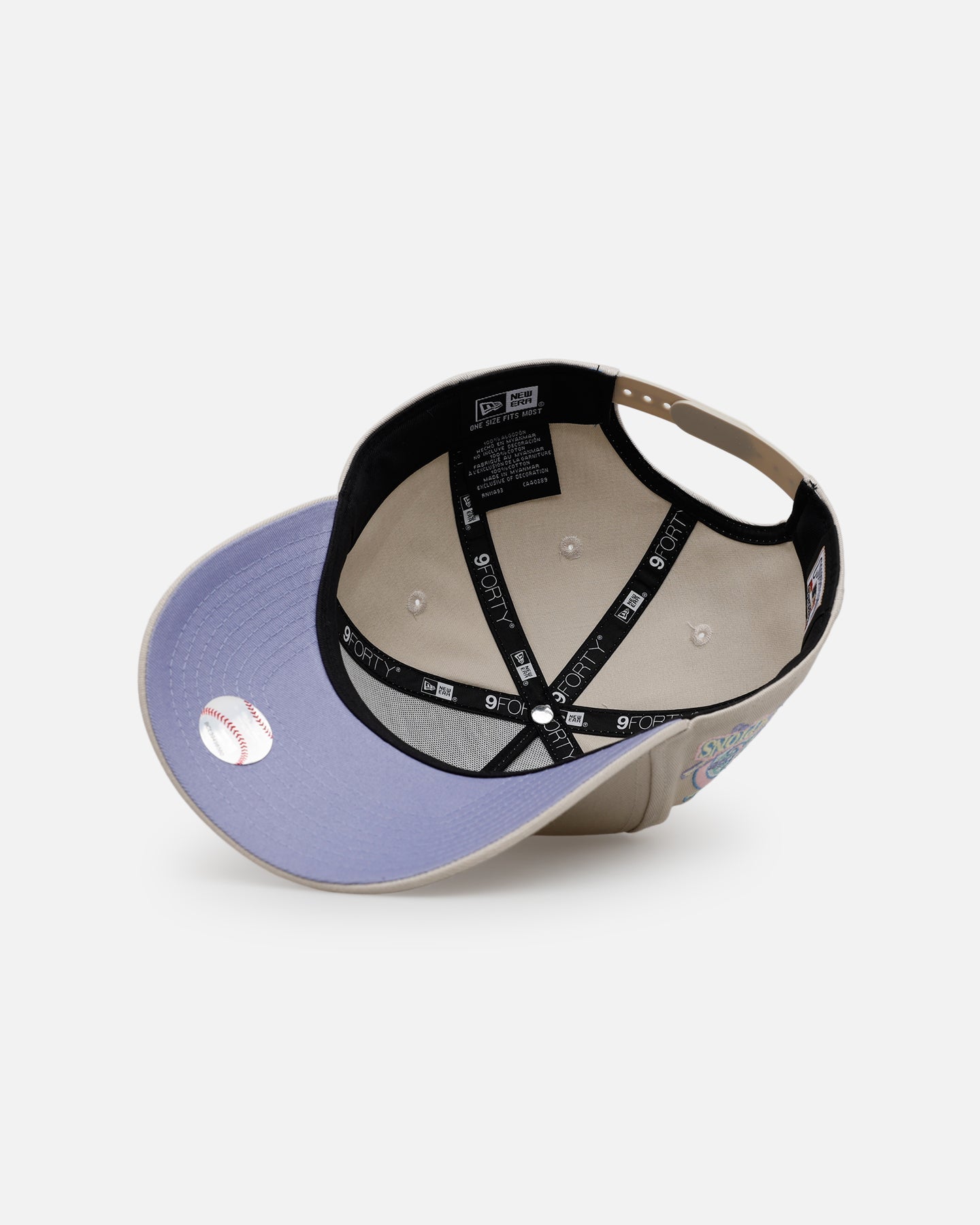 New Era Atlanta Braves 'Pastel 2.0' 9FORTY A-Frame Snapback Stone