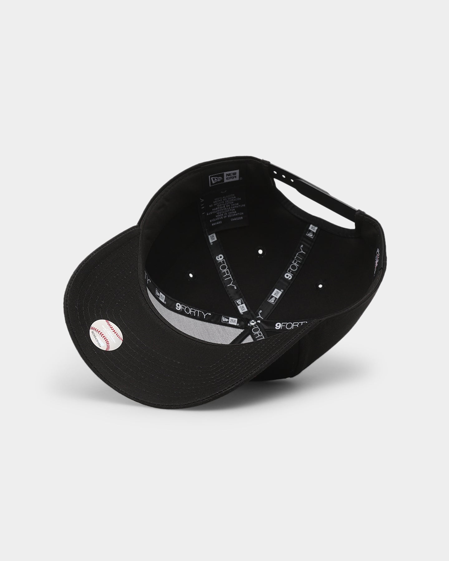 New Era Atlanta Braves 9FORTY A-Frame Snapback Black/Black