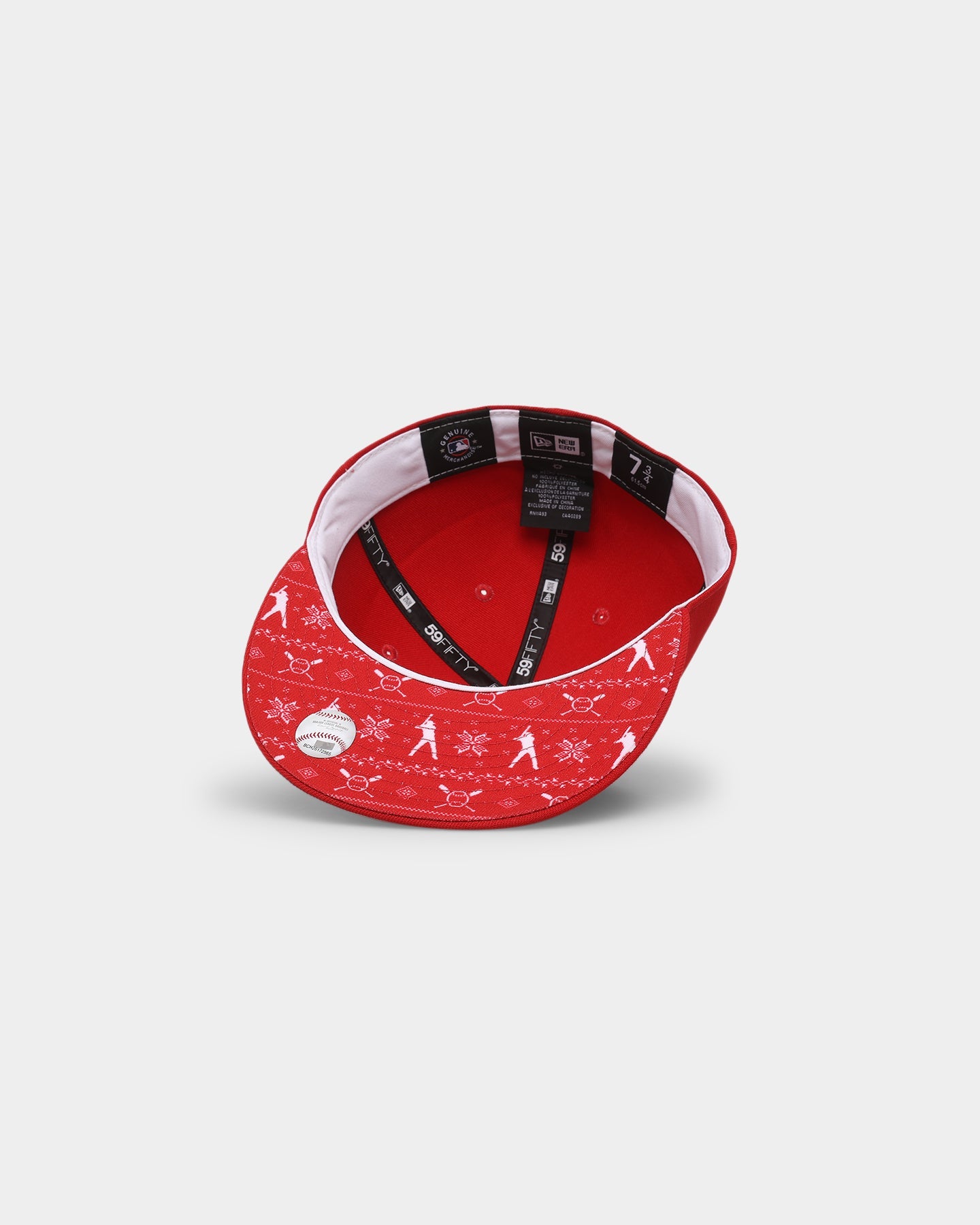 New Era New York Yankees 'Fairisle' 59FIFTY Fitted Red/White