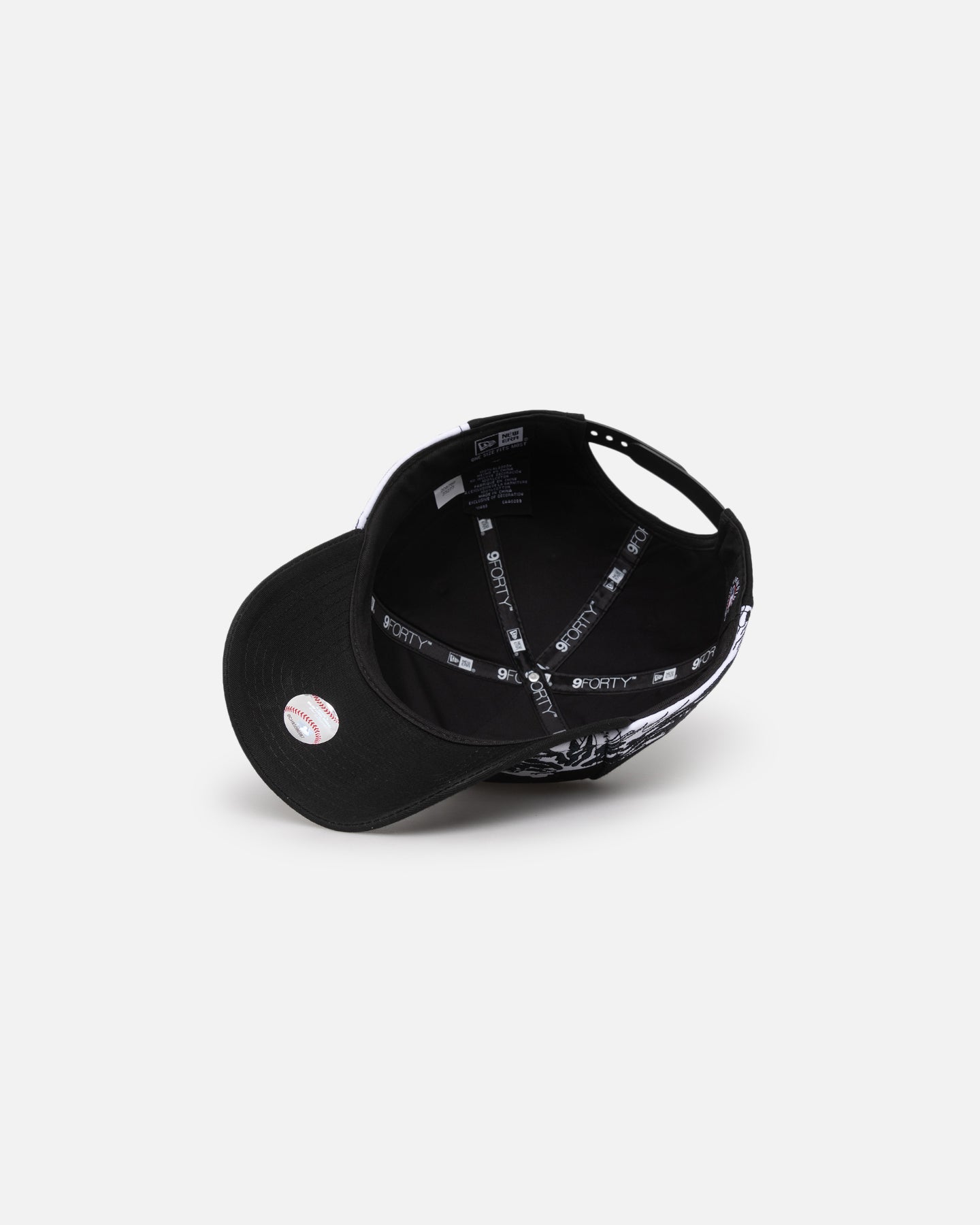 New Era Los Angeles Dodgers "Wave" 9FORTY A-Frame Snapback Black/White