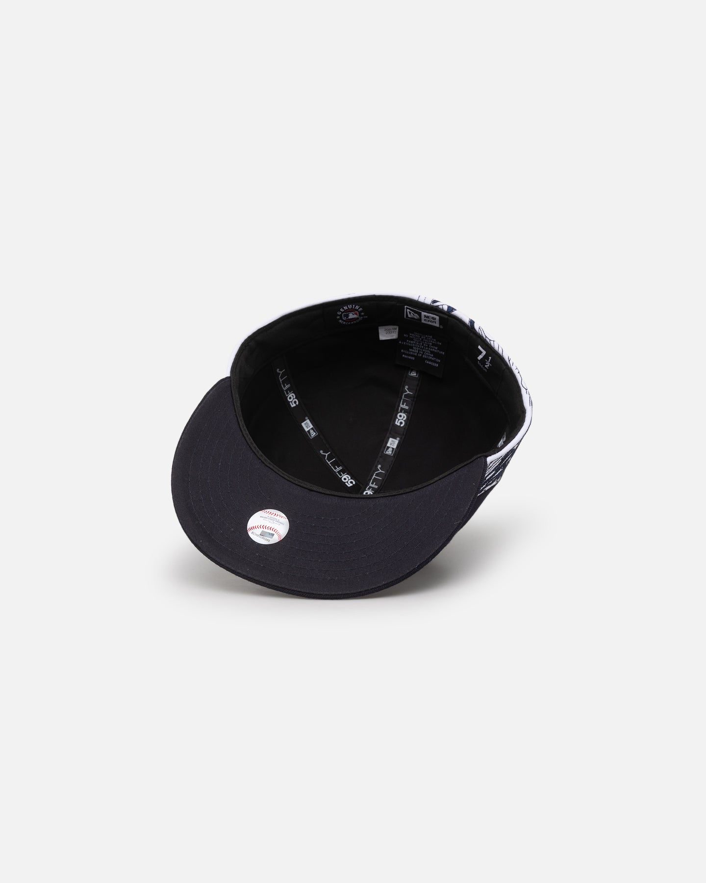 New Era Atlanta Braves "Wave" 59FIFTY Fitted Navy/White