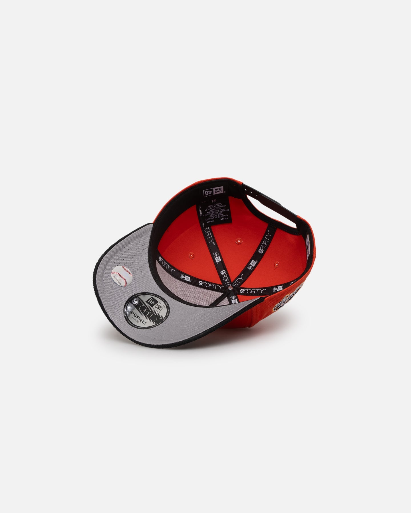 New Era Houston Astros 'Scary Nights' 9FORTY A-Frame Snapback Orange/Black