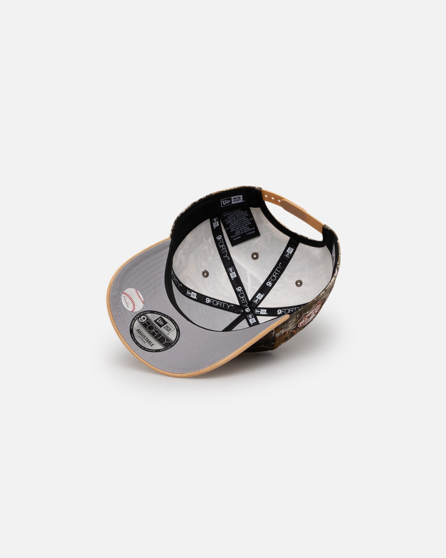New Era New York Yankees 'Real Tree Tan Suede' 9FORTY A-Frame Snapback Real Tree