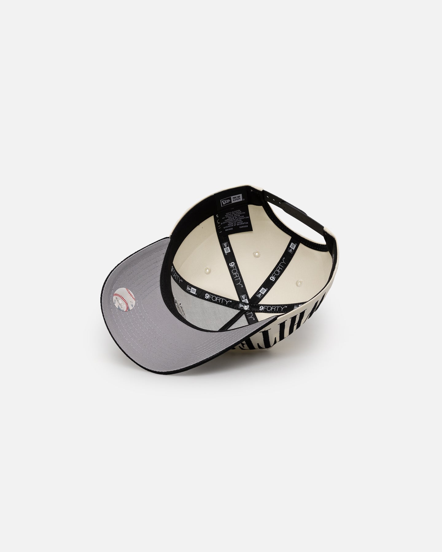 New Era Chicago White Sox 'Tall Text' 9FORTY A-Frame Snapback Chrome White/OTC