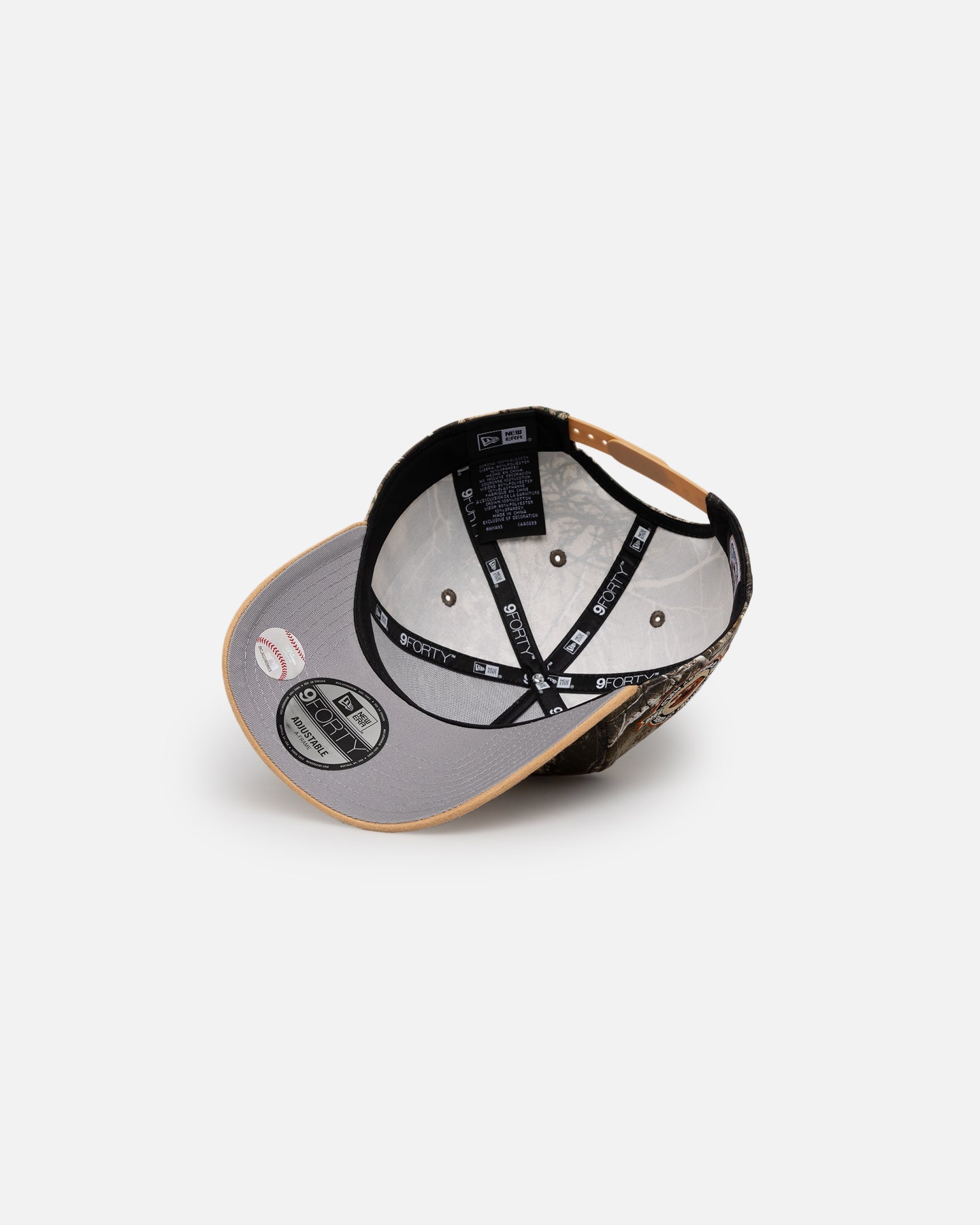 New Era Chicago Cubs 'Real Tree Tan Suede' 9FORTY A-Frame Snapback Real Tree
