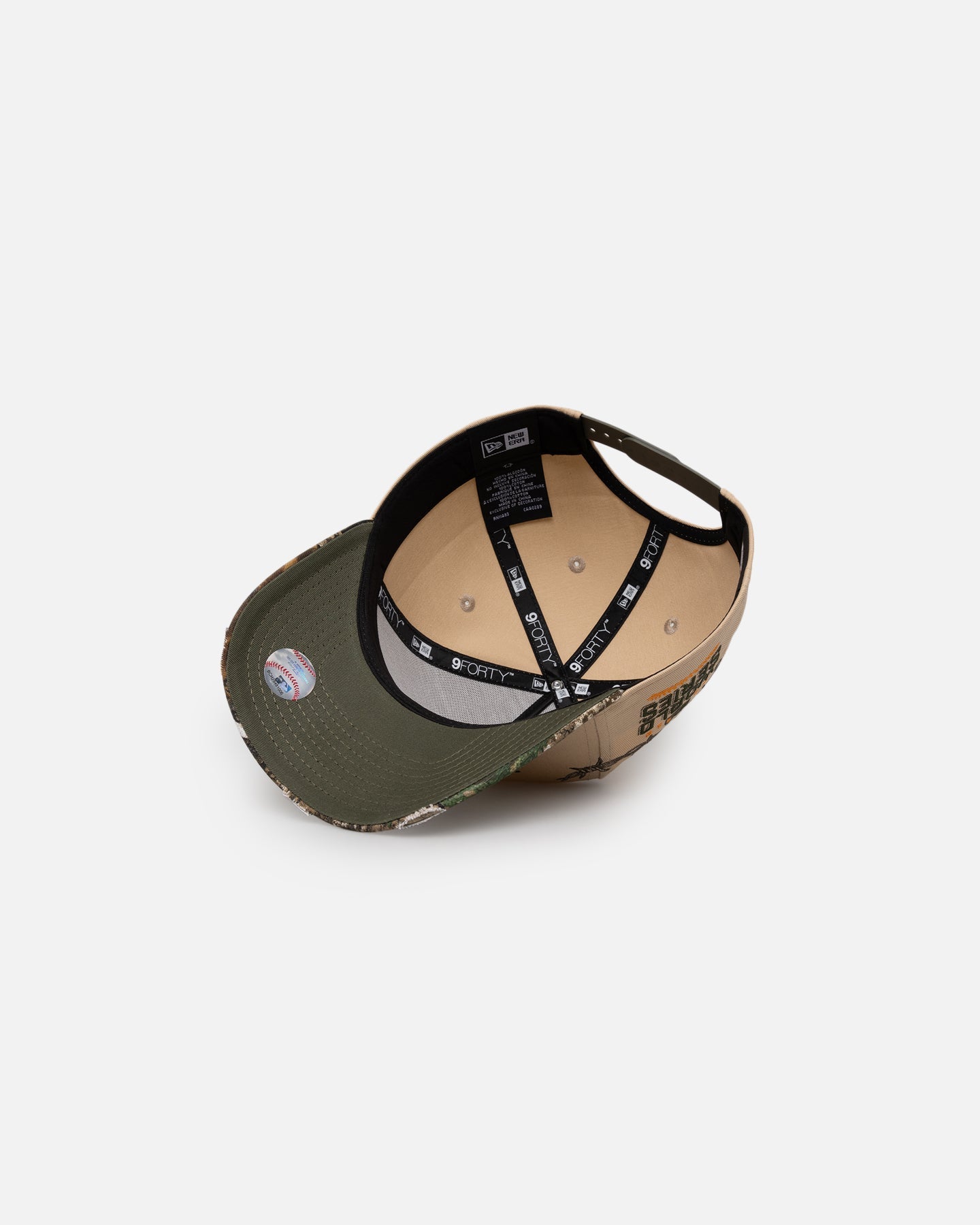 New Era Chicago Cubs 'Real Tree Edge Grit' 9FORTY A-Frame Snapback Oat Milk/Real Tree
