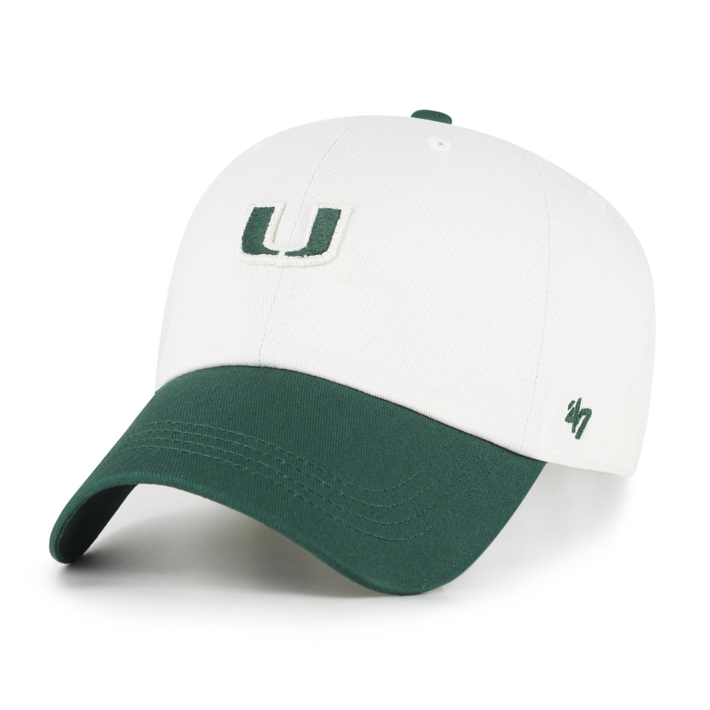 MIAMI HURRICANES CONTEMPORARY BASICS TWO TONE '47 CLEAN UP