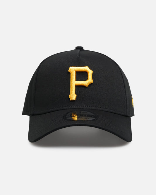 New Era Pittsburgh Pirates 'Team Logo' 9FORTY A-Frame Snapback Black/OTC
