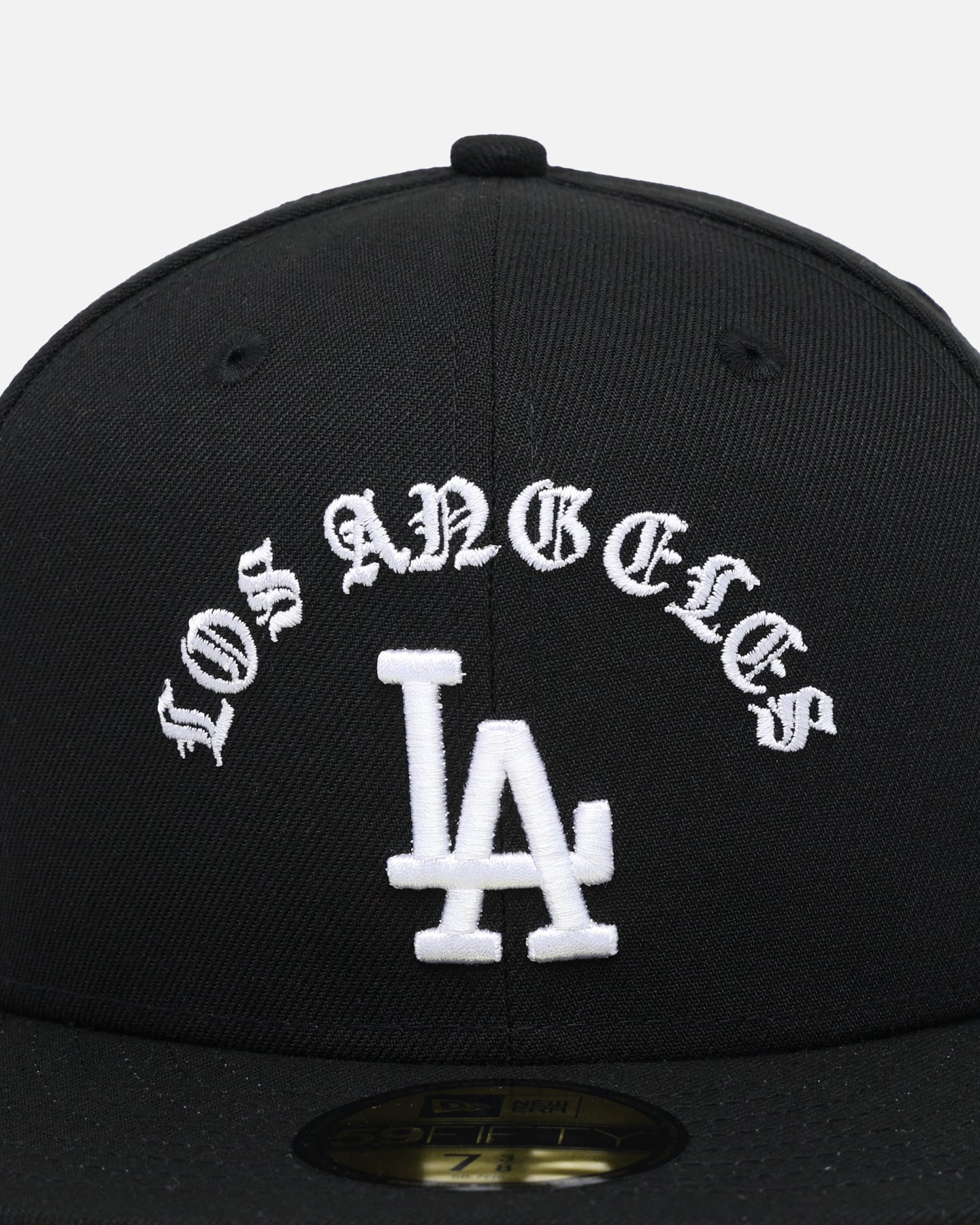 New Era Los Angeles Dodgers 'Gothic Arch' 59FIFTY Fitted Black/White