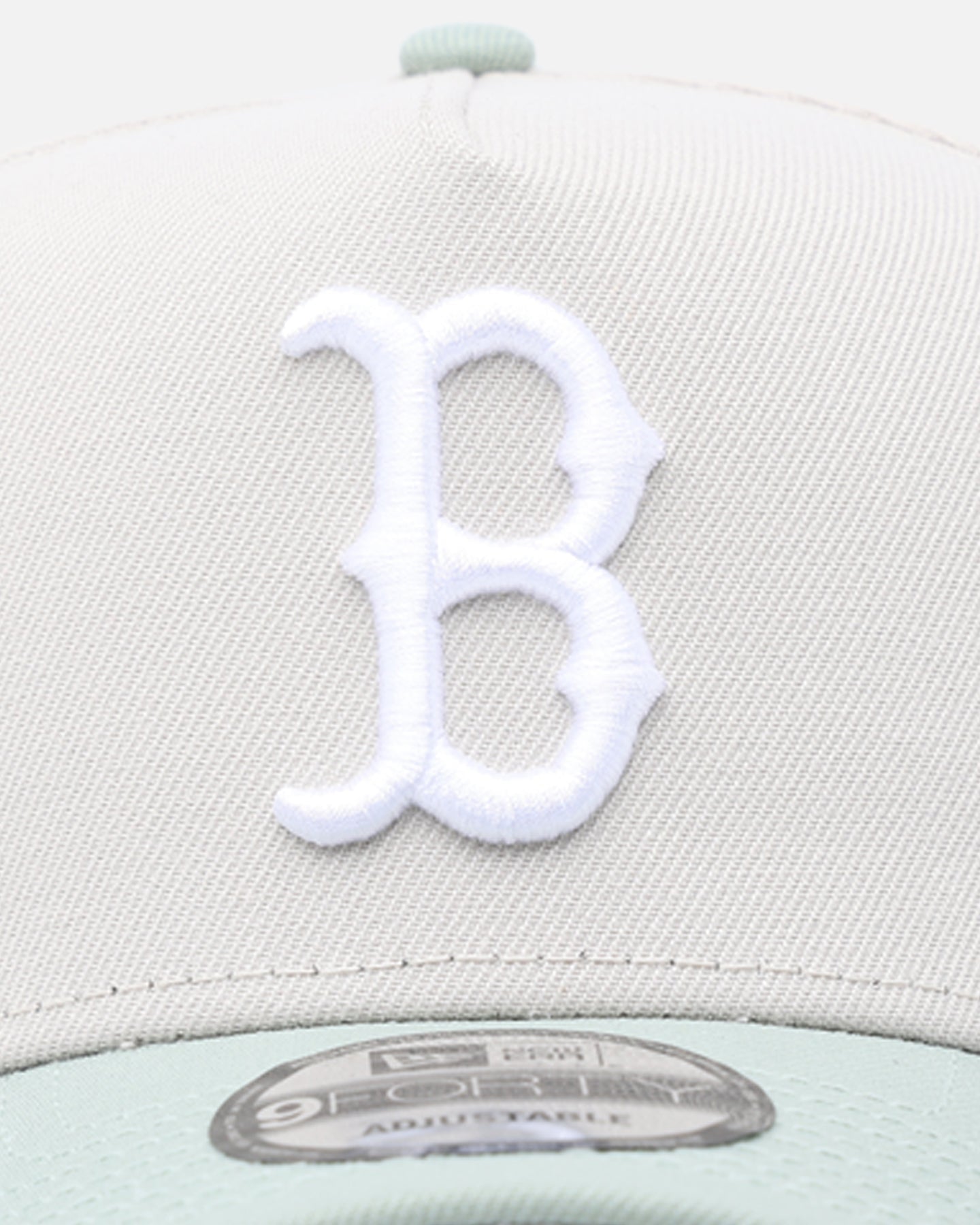 New Era Boston Red Sox 'Sea Glass' 9FORTY A-Frame Snapback Stone/Green
