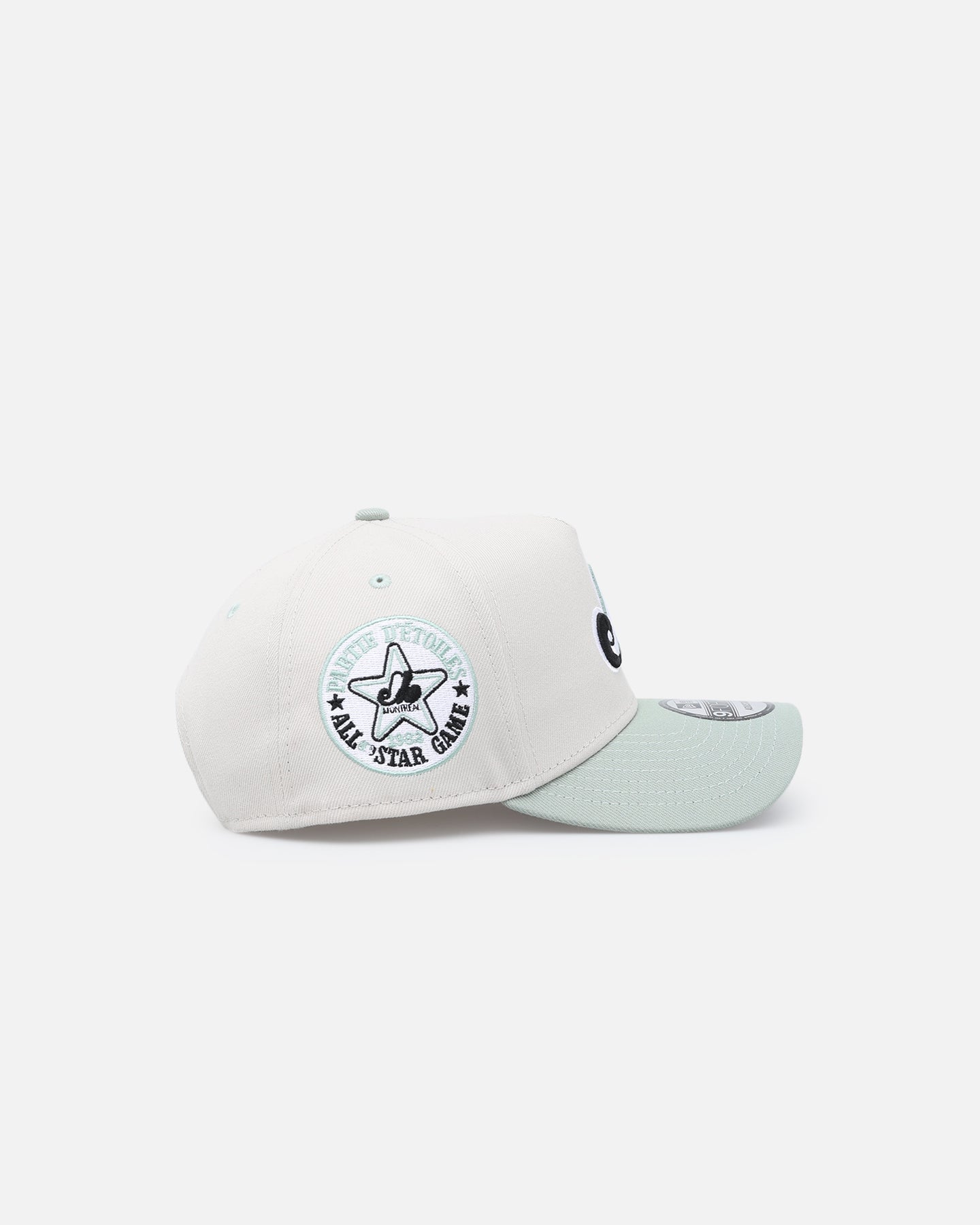 New Era Montreal Expos 'Sea Glass' 9FORTY A-Frame Snapback Stone/Green