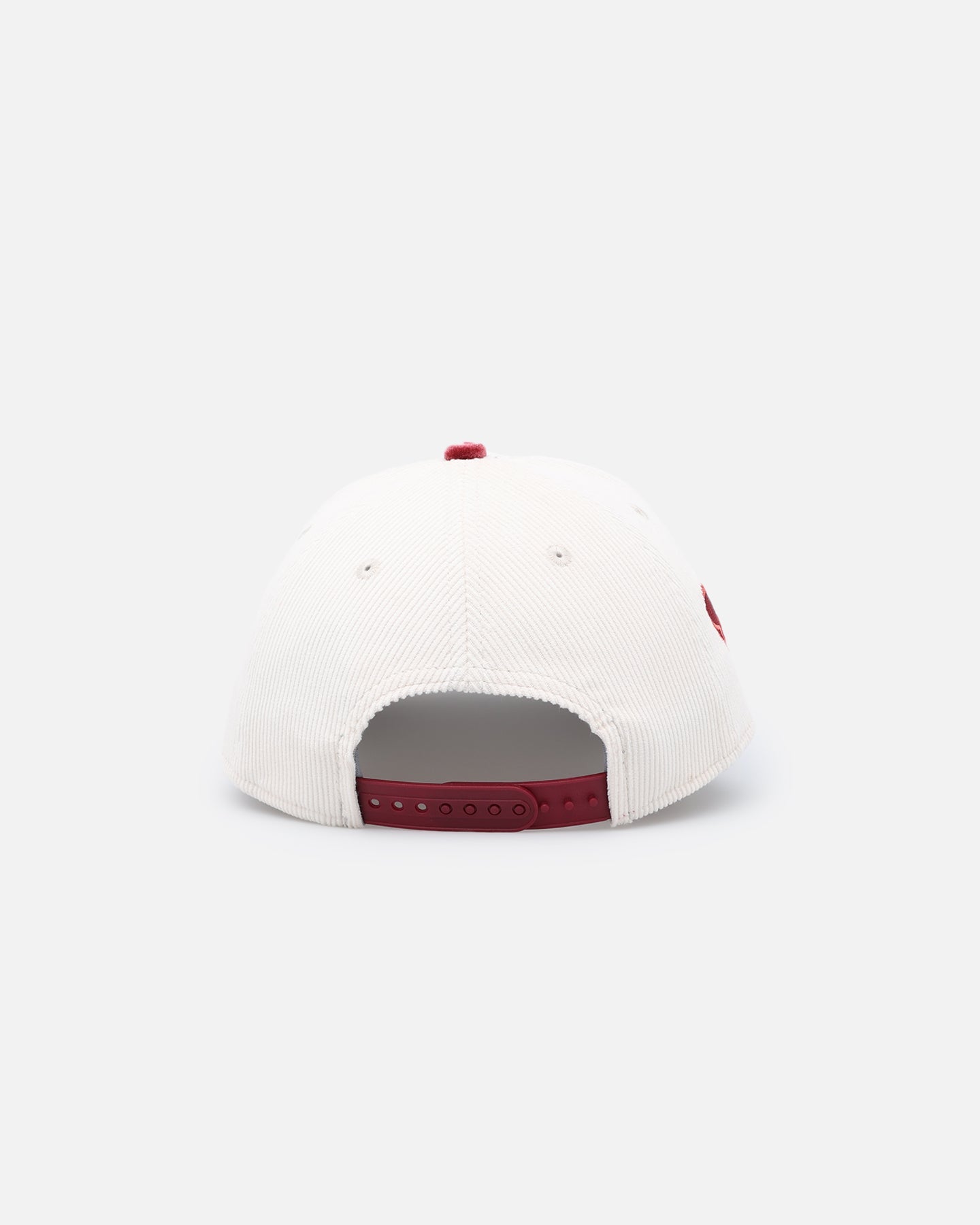 New Era Chicago Cubs 'Premium Corduroy Velvet' 9FORTY A-Frame Snapback Chrome White/Cardinal