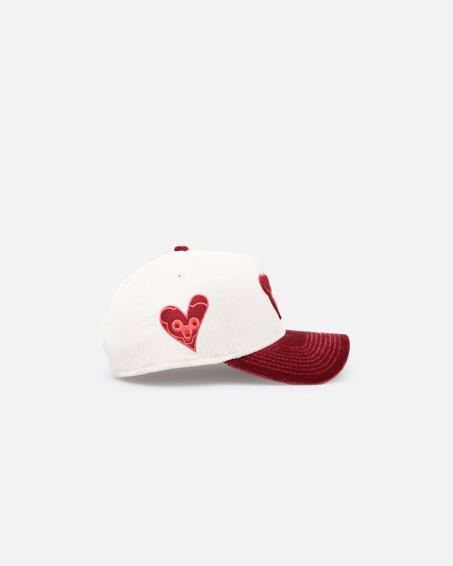 New Era Chicago Cubs 'Premium Corduroy Velvet' 9FORTY A-Frame Snapback Chrome White/Cardinal