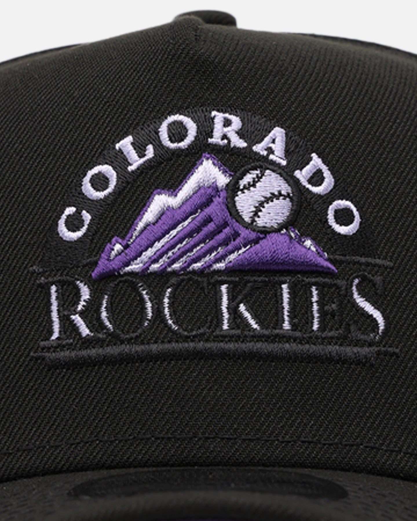 New Era Colorado Rockies 'Purple Haze' 9FORTY A-Frame Snapback Black/Purple