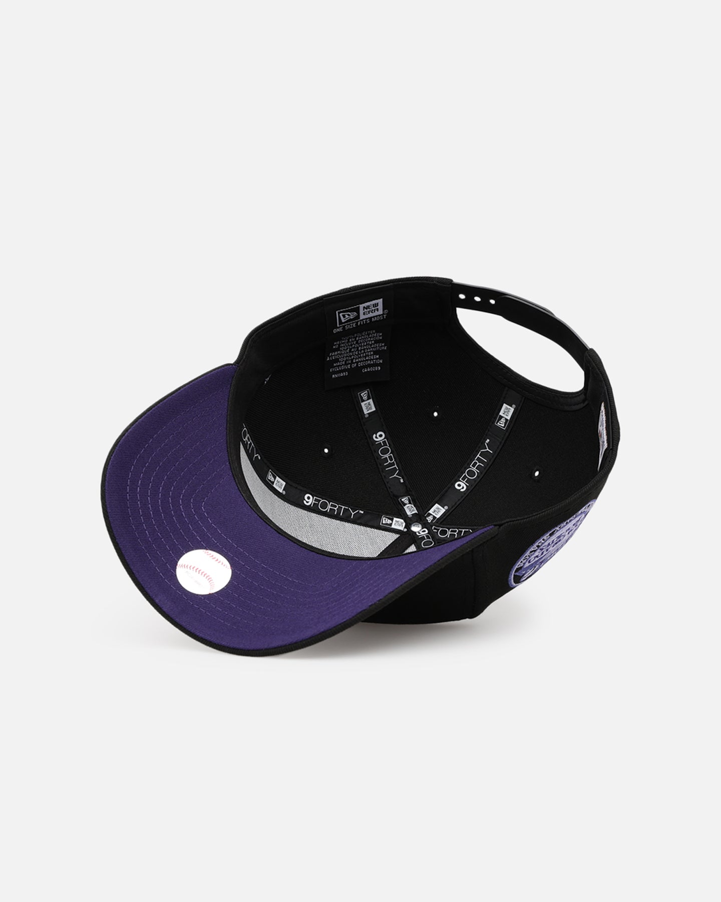 New Era Colorado Rockies 'Purple Haze' 9FORTY A-Frame Snapback Black/Purple