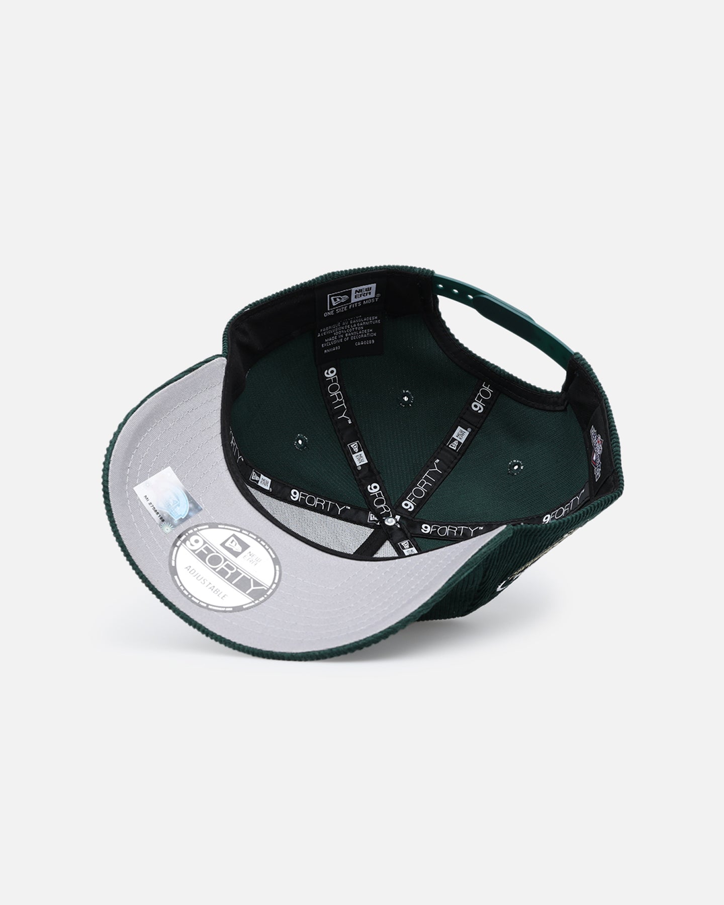New Era Las Vegas 51s 'Dark Green Cord' 9FORTY A-Frame Snapback Dark Green