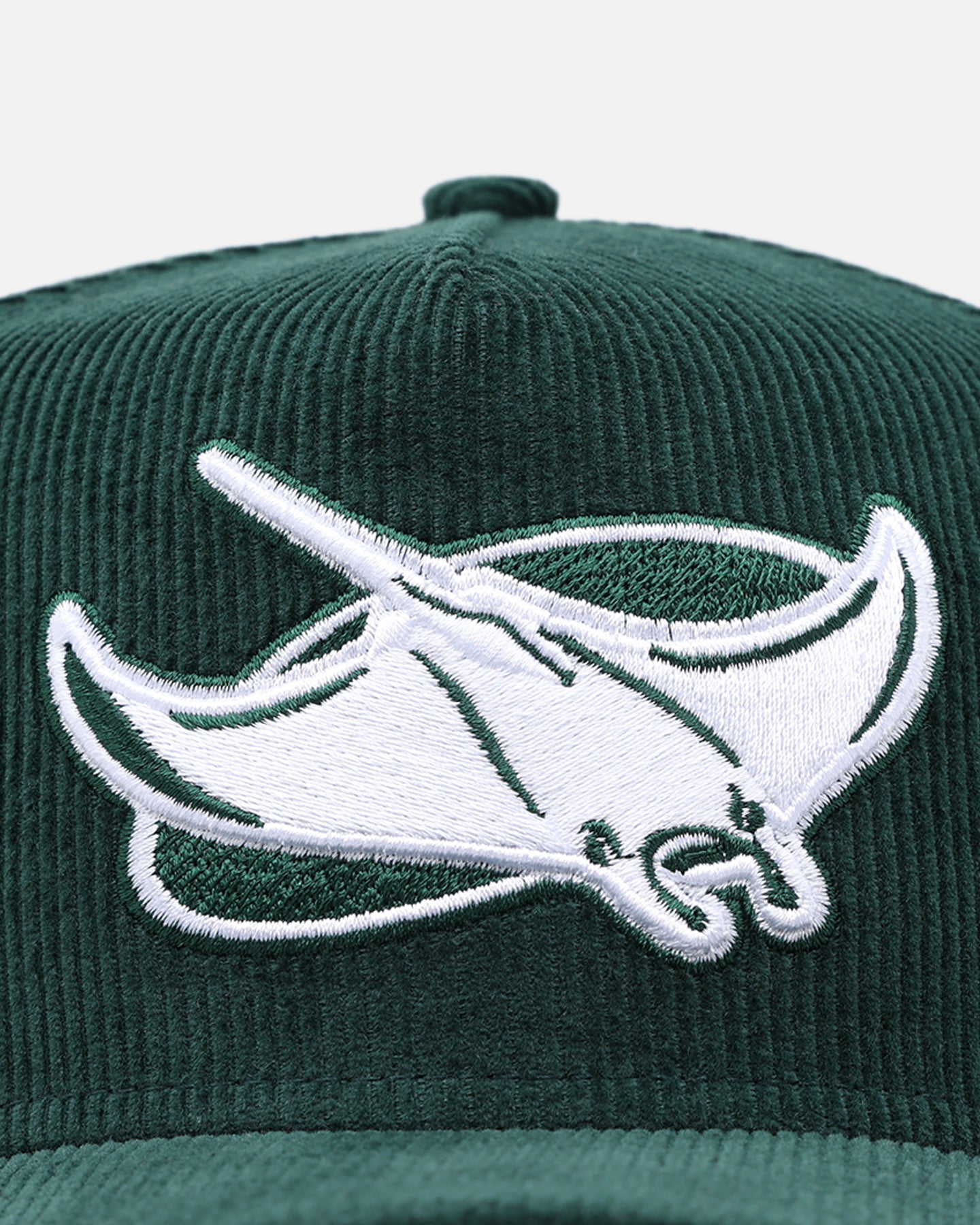 New Era Tampa Bay Devil Rays 'Dark Green Cord' 9FORTY A-Frame Snapback Dark Green