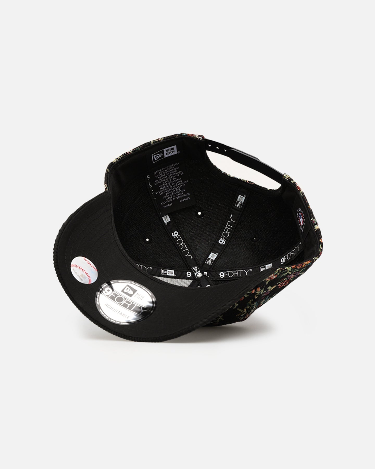 New Era Boston Red Sox 'Floral Tapestry' 9FORTY A-Frame Snapback Tapestry/Black