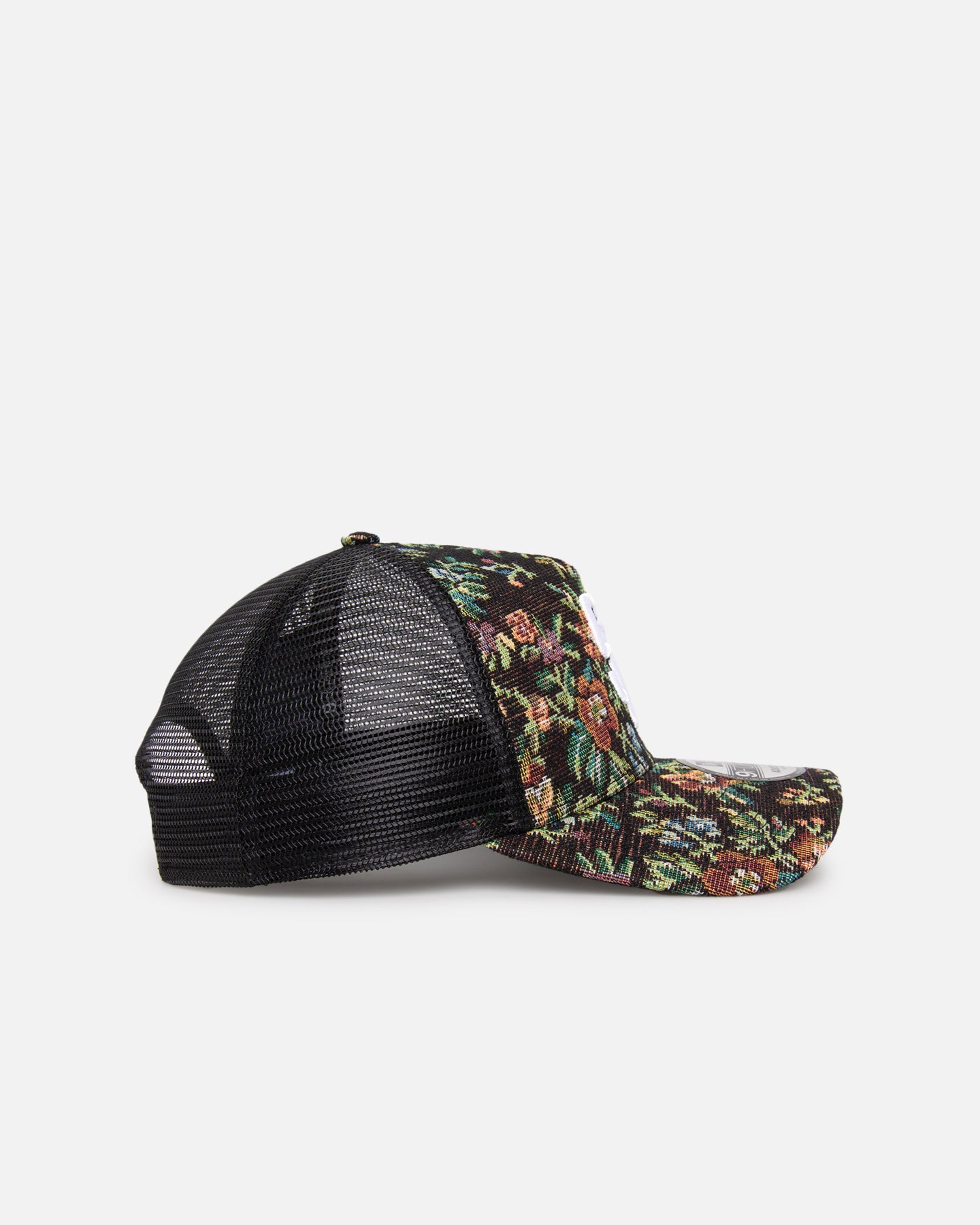 New Era San Diego Padres 'Black Floral Tapestry' 9FORTY A-Frame Trucker Snapback Tapestry