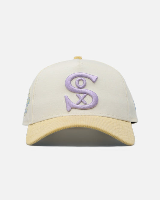 New Era Chicago White Sox 'Easter Corduroy' 9FORTY A-Frame Snapback White/Yellow