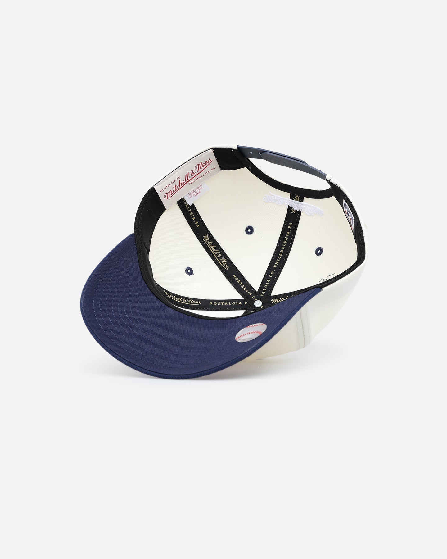 Mitchell & Ness Houston Astros Go Team Go Snapback White Cream/Blue