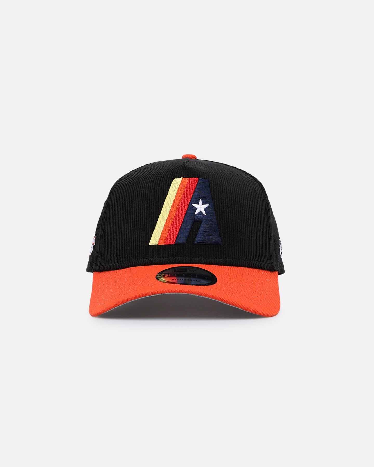 New Era Houston Astros '2-Tone Corduroy' 9FORTY A-Frame Snapback Black