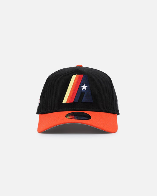 New Era Houston Astros '2-Tone Corduroy' 9FORTY A-Frame Snapback Black