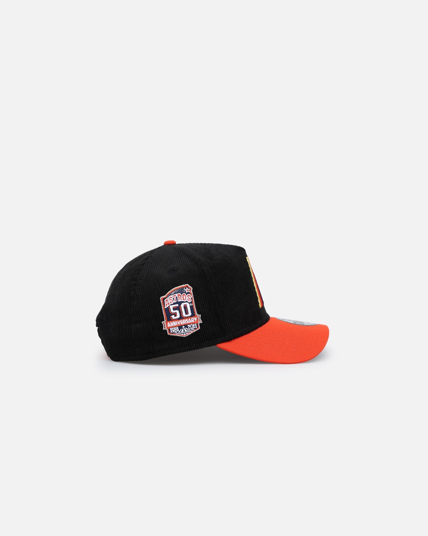 New Era Houston Astros '2-Tone Corduroy' 9FORTY A-Frame Snapback Black