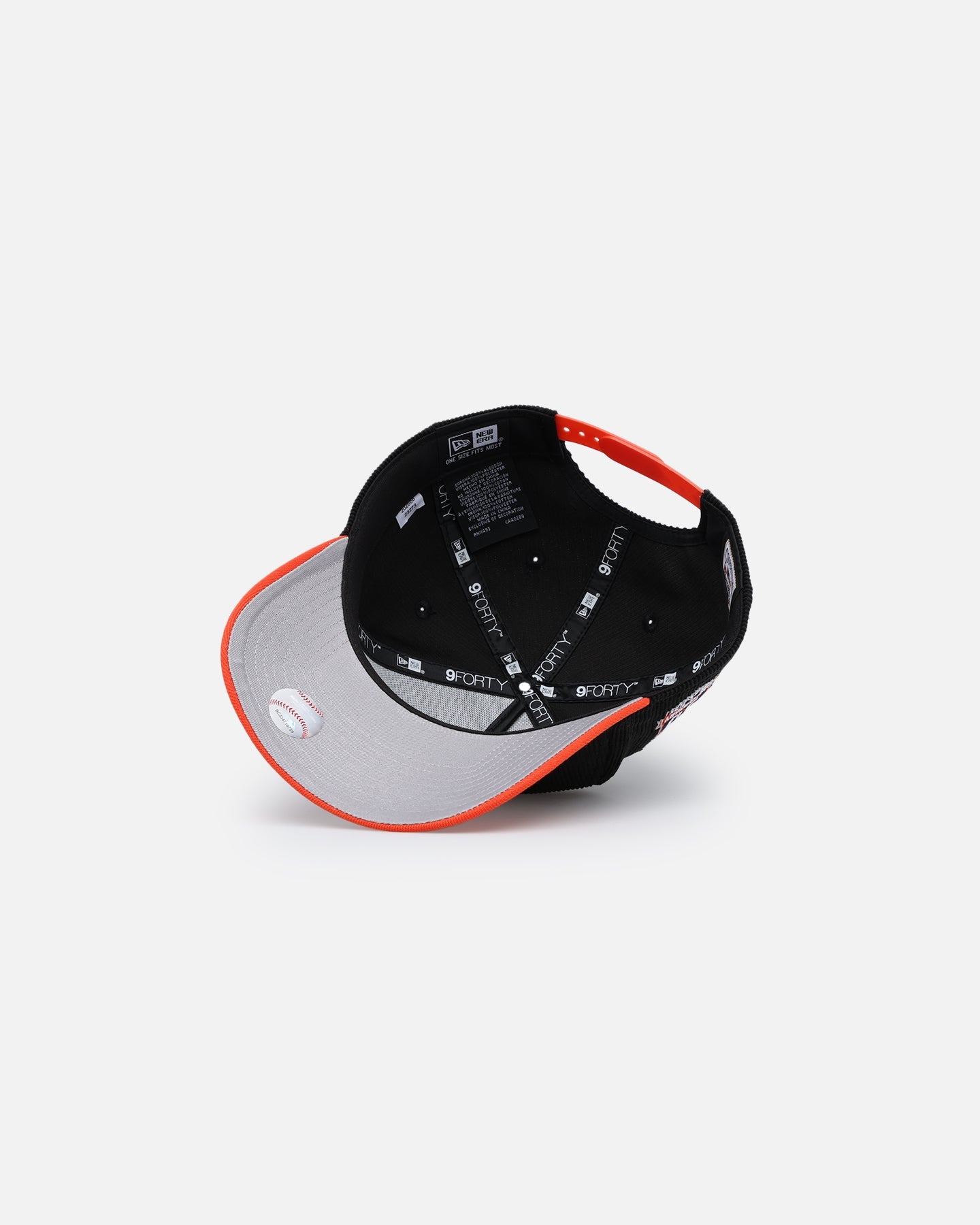 New Era Houston Astros '2-Tone Corduroy' 9FORTY A-Frame Snapback Black