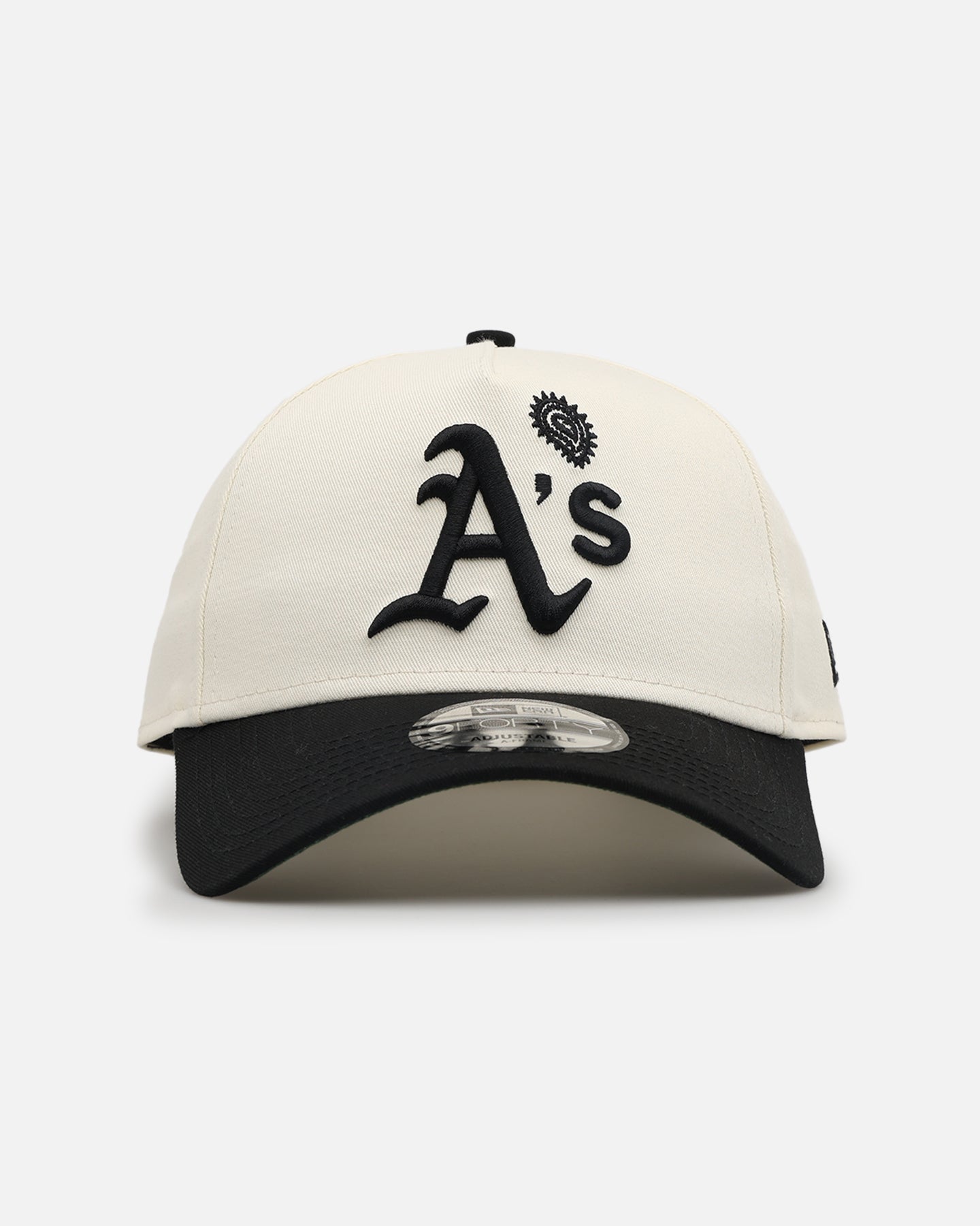 New Era Oakland Athletics 'Paisley Hit' 9FORTY A-Frame Snapback Chrome White/Black