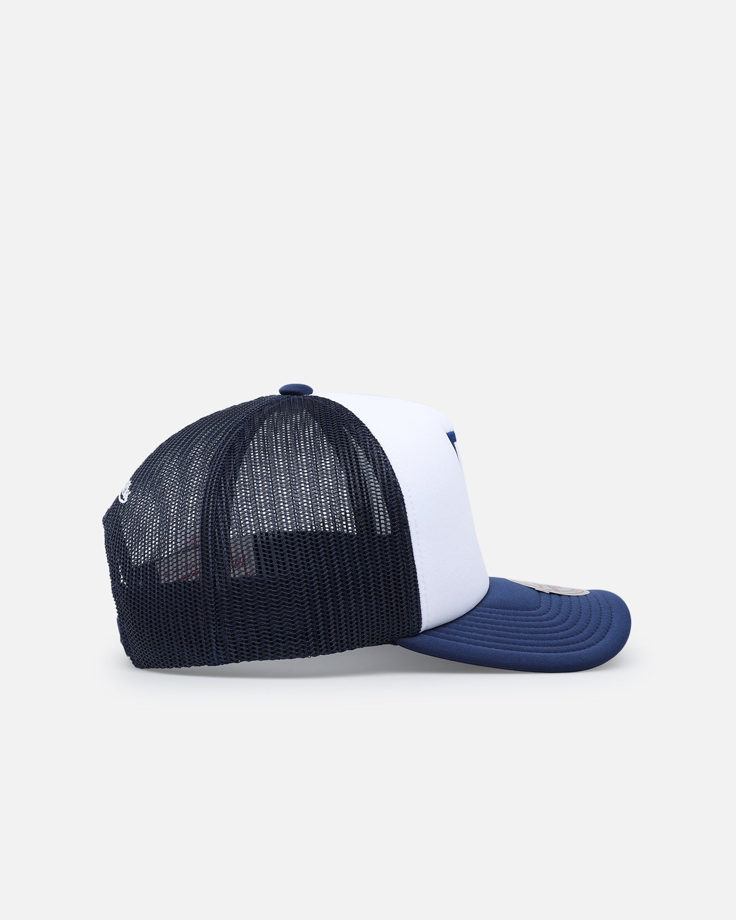 Mitchell & Ness Los Angeles Dodgers Logo Foam Trucker Snapback Blue/White