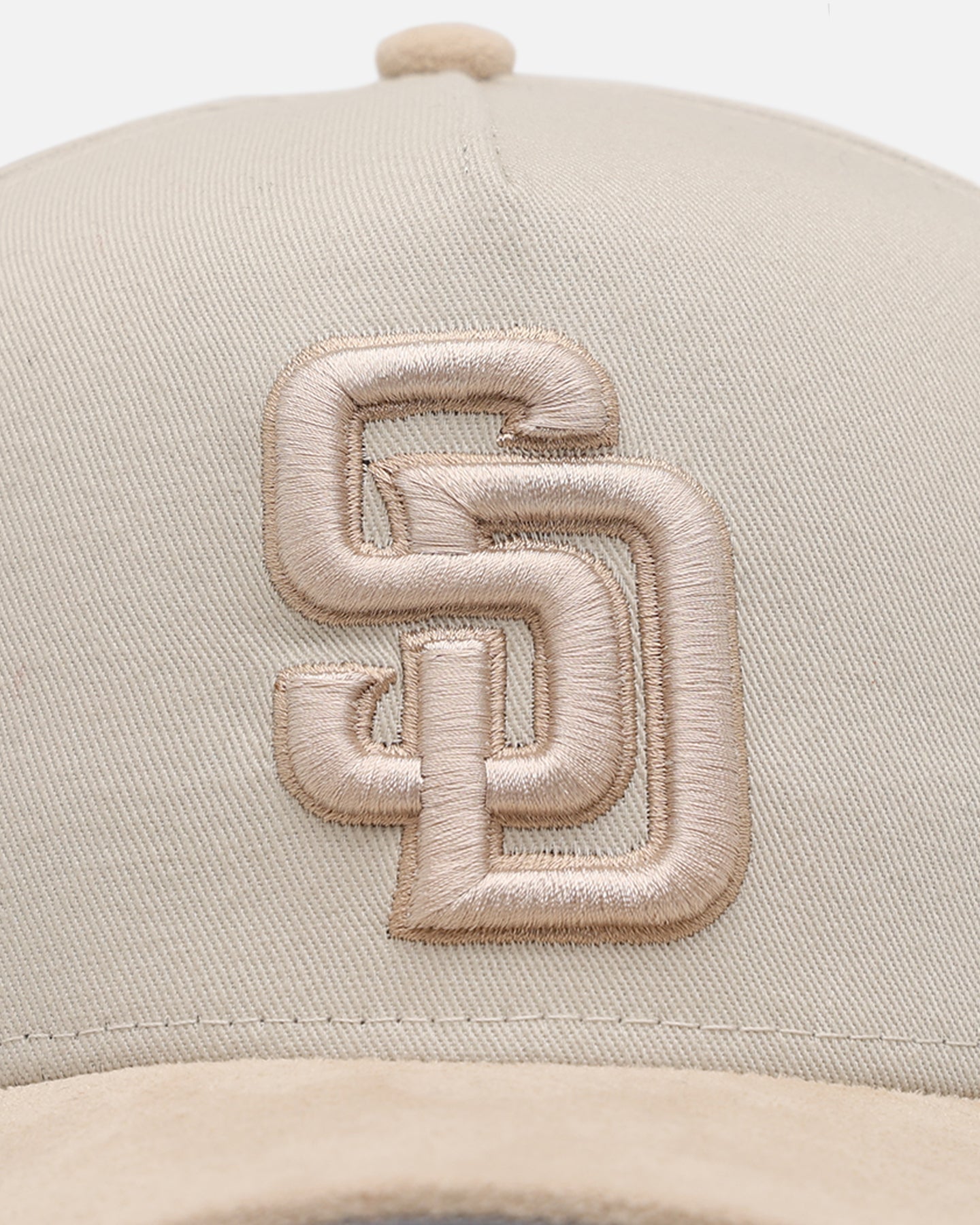New Era San Diego Padres 'Cream Suede' 9FORTY A-Frame Strapback Stone/Oatmilk