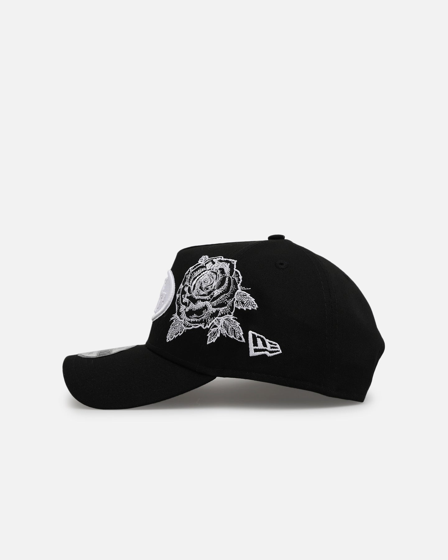 New Era San Francisco 49ers 'Ornate Rose' 9FORTY A-Frame Snapback Black/White