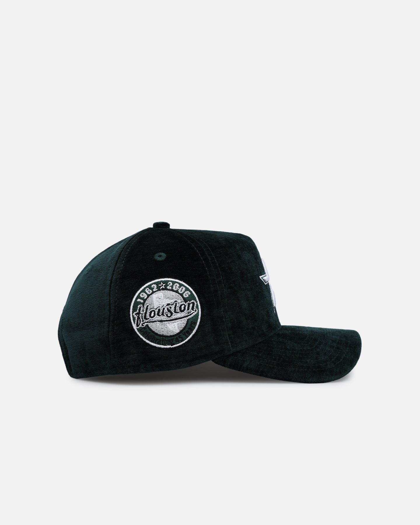 New Era Houston Astros 'Plush Chenille' 9FORTY A-Frame Snapback Dark Green