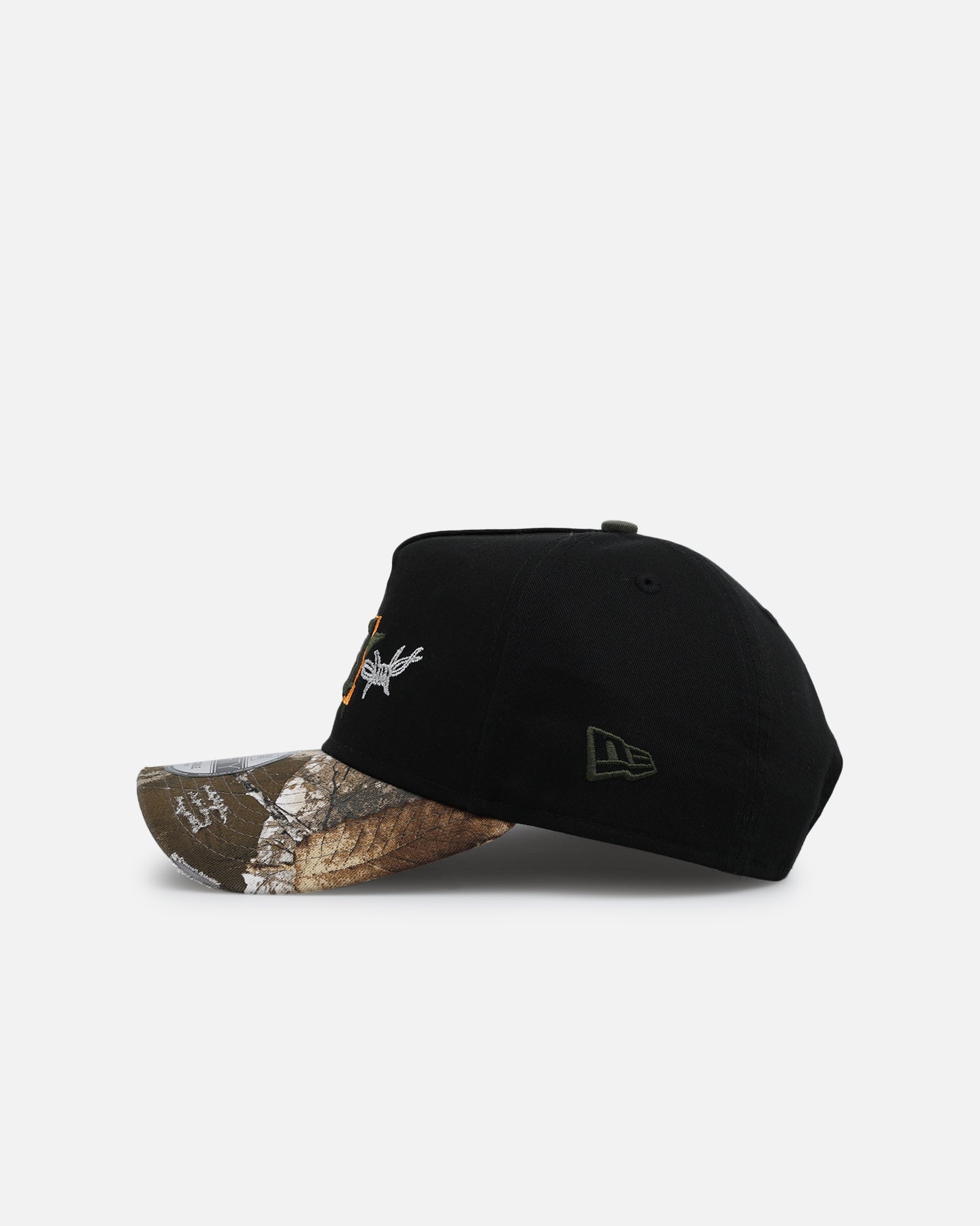 New Era Houston Astros 'Realtree Grit 2.0' 9FORTY A-Frame Snapback Black/Green/Orange